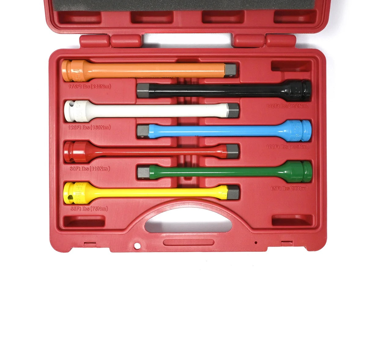 7 Piece 1/2" Drive Torque Extension Set