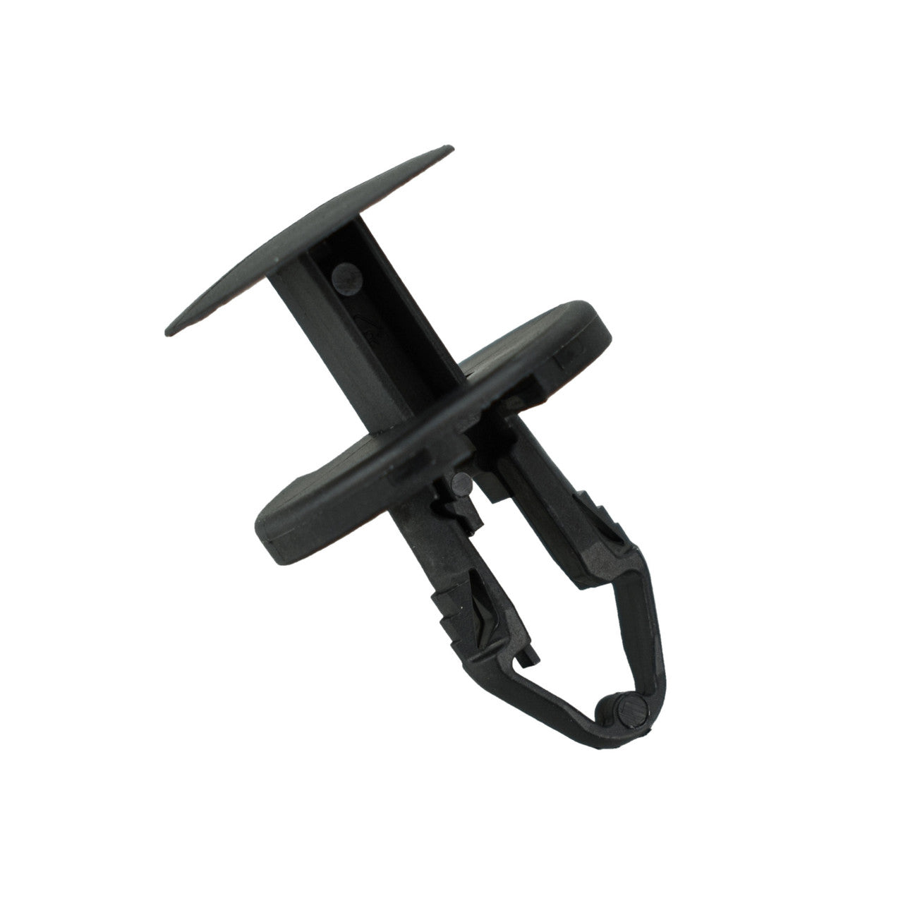 Black Nylon Ergo Tufloks Push Retainer Clips - 5/16" Hole - 16 MM Stem - 25 Pack