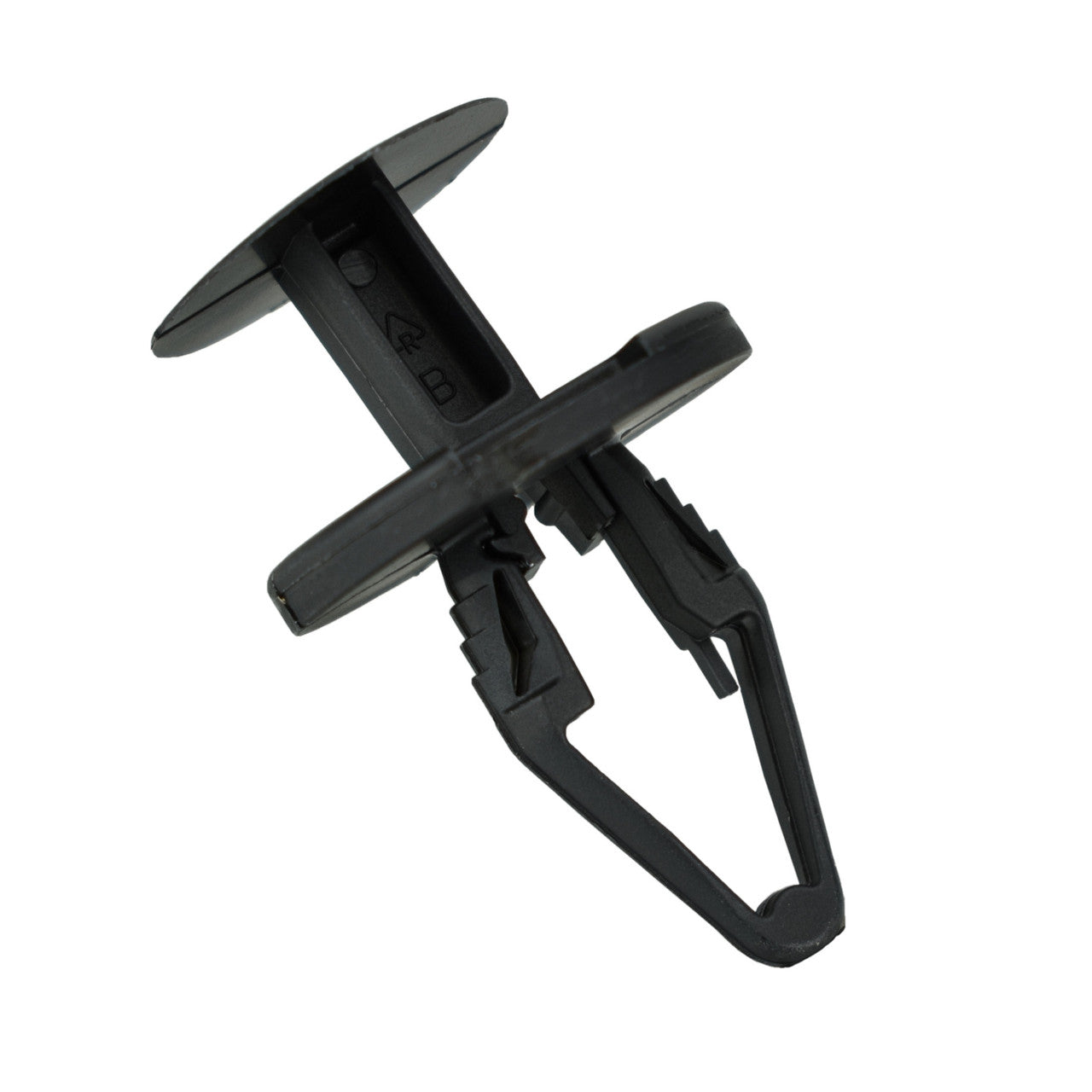 Black Nylon Ergo Tufloks Push Retainer Clips - 21/64" Hole - 20.5 MM Stem - 25 Pack