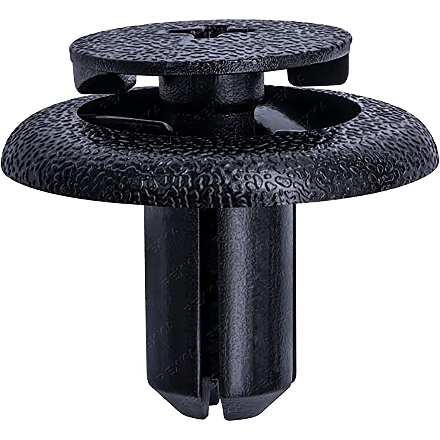 Black Nylon Phillips Screw Retainers - 7MM Hole 11MM Stem 20MM Flange - 15 Pack