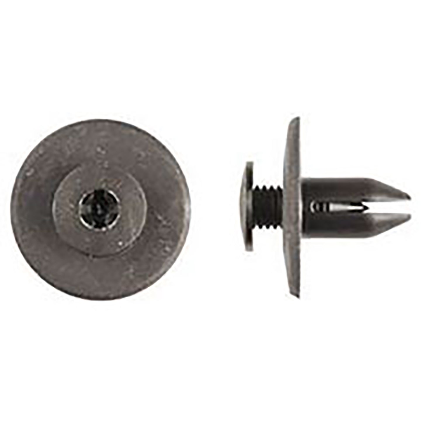 Black Nylon Fender Retainers Phillips Screw Retainers - 7MM Hole 12MM Stem 20MM Flange - 15 Pack