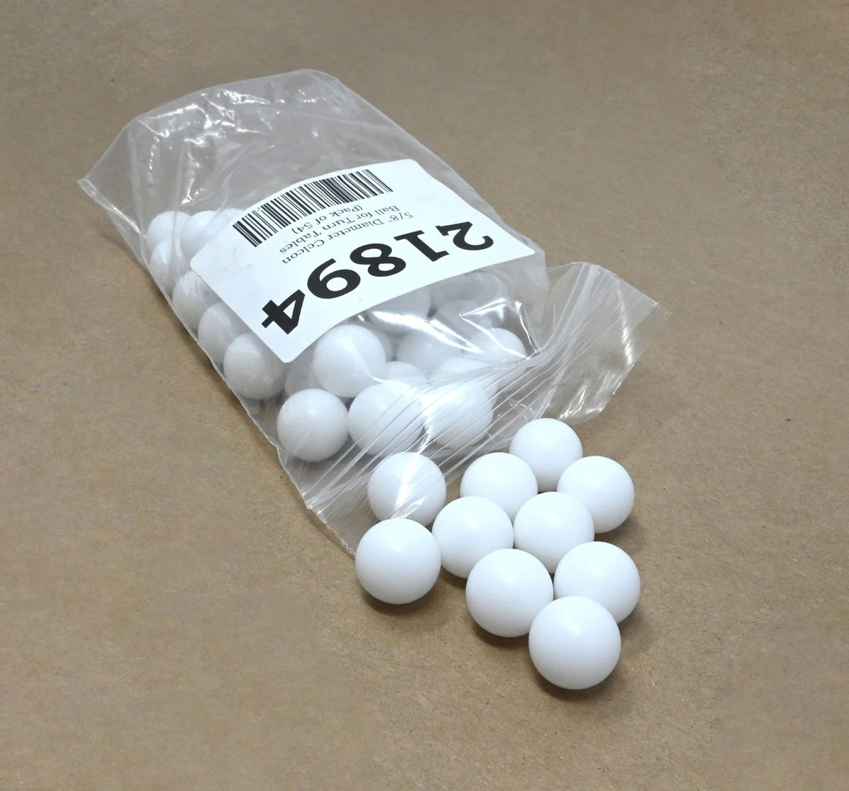 5/8" Diameter Celcon Ball for Turn Tables - 54 Pack