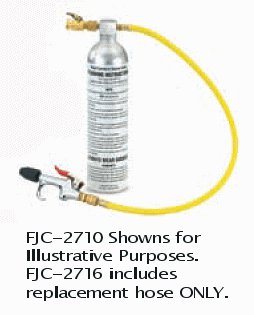 Flush Kit Replacement Hose, each