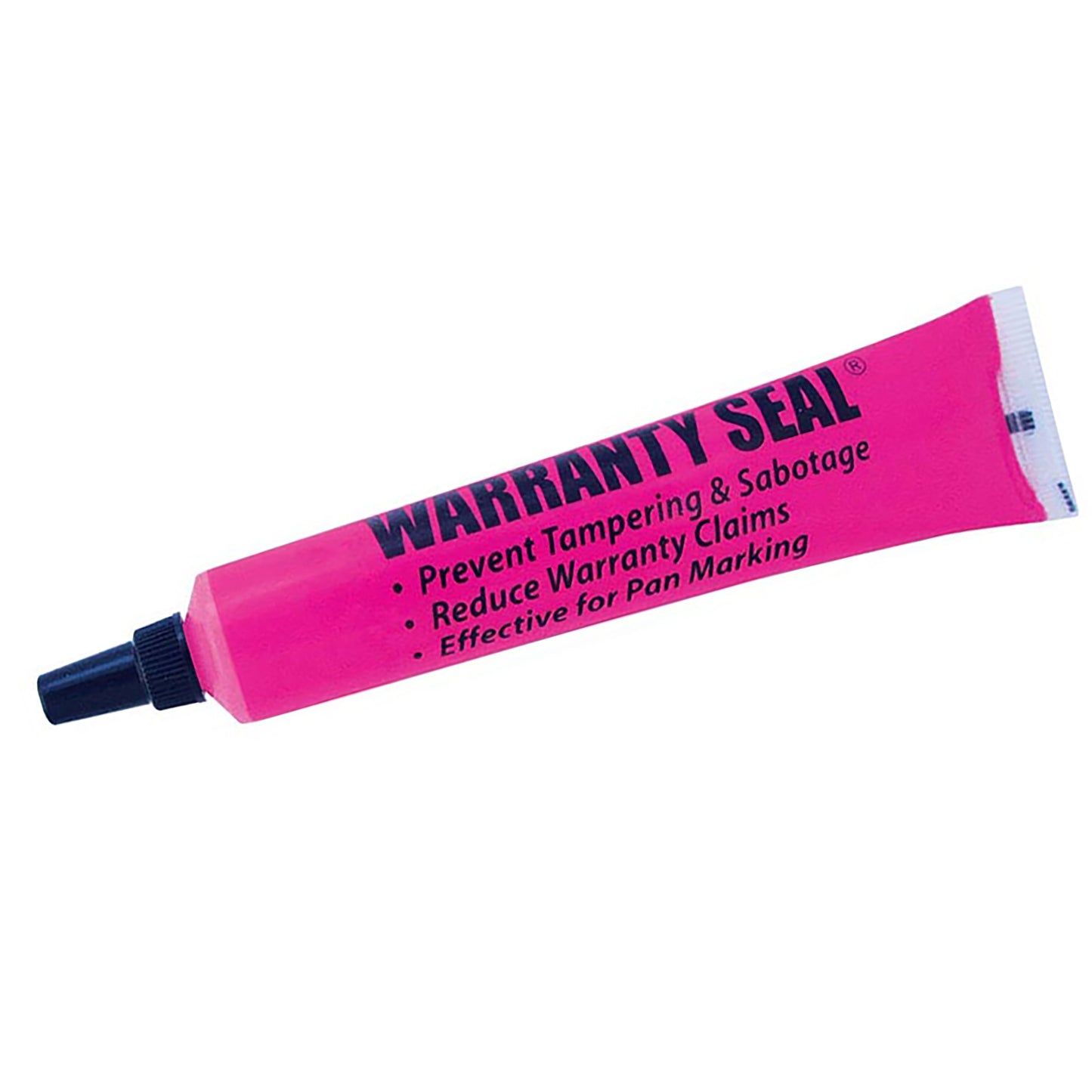 Pink Warranty Seal 1.8 oz Poly Squeeze Tube