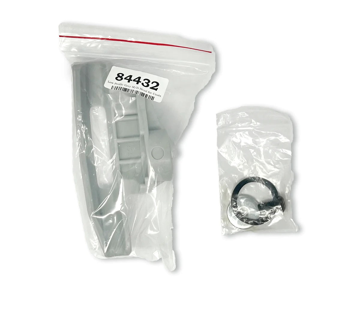 Grey Nylon Mount/Demount Head Kit (Larger Channel For Difficult Tires And Wheels)