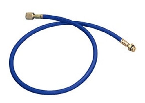 60 Inch Blue R134a Hose with 1/2 Inch Acme-F and 14mm-M Fittings
