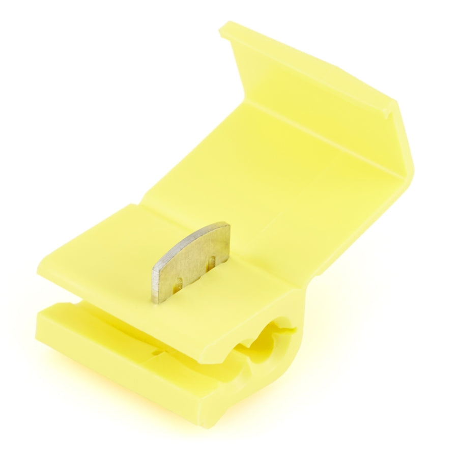Yellow Instant Tap Quick Splice Connector 12-10 Gauge - 100 Pack