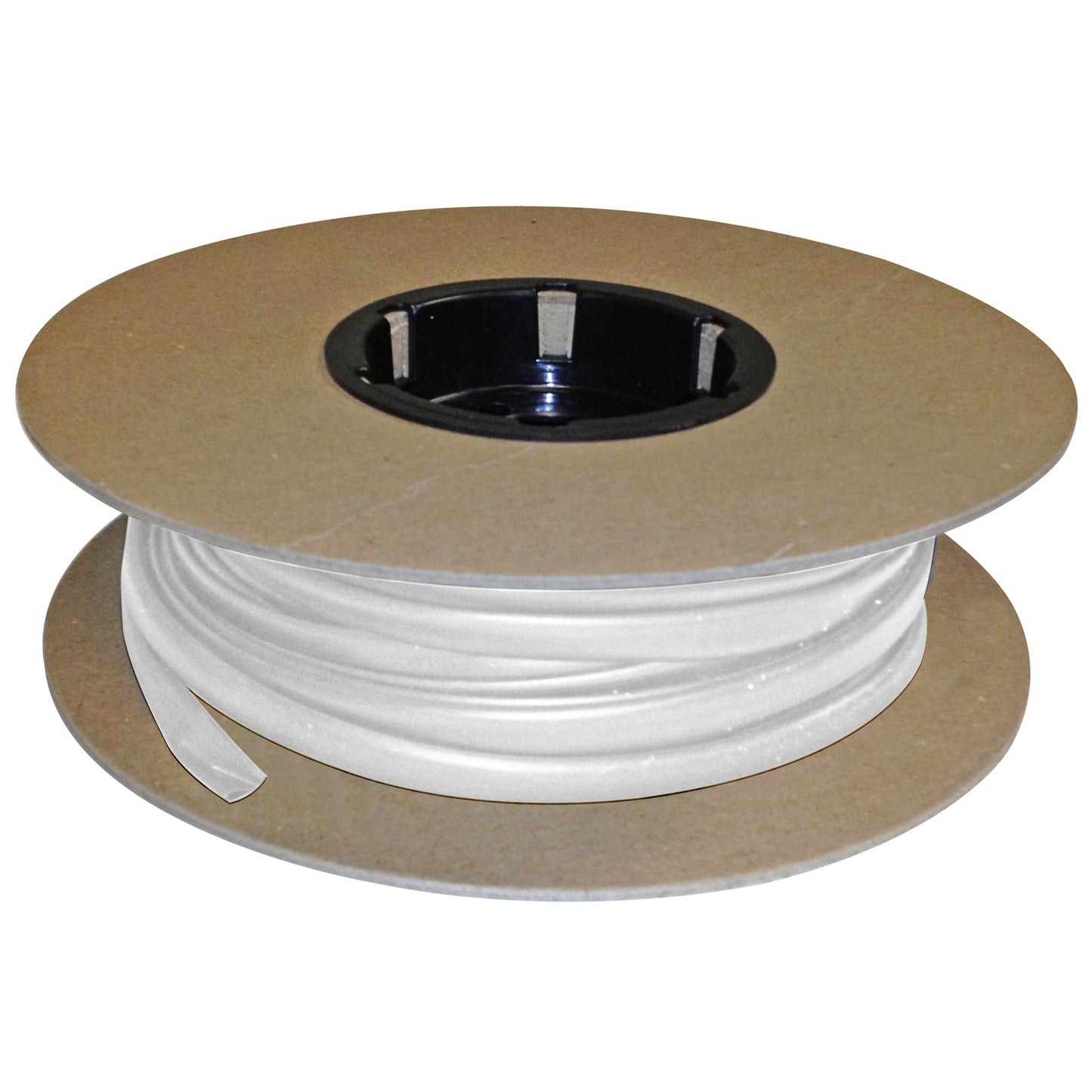Flexible Thin Single Wall Non-Adhesive Heat Shrink Tubing 2:1 White 3/32" ID - 25' Ft Spool