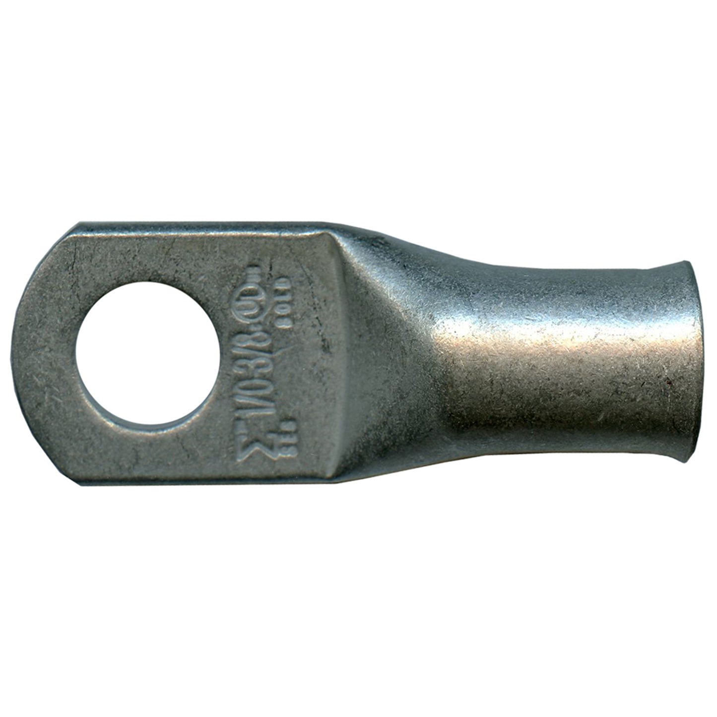 Standard Tinned Copper Lug 1/0 AWG 3/8" Ring Size - 100 Pack