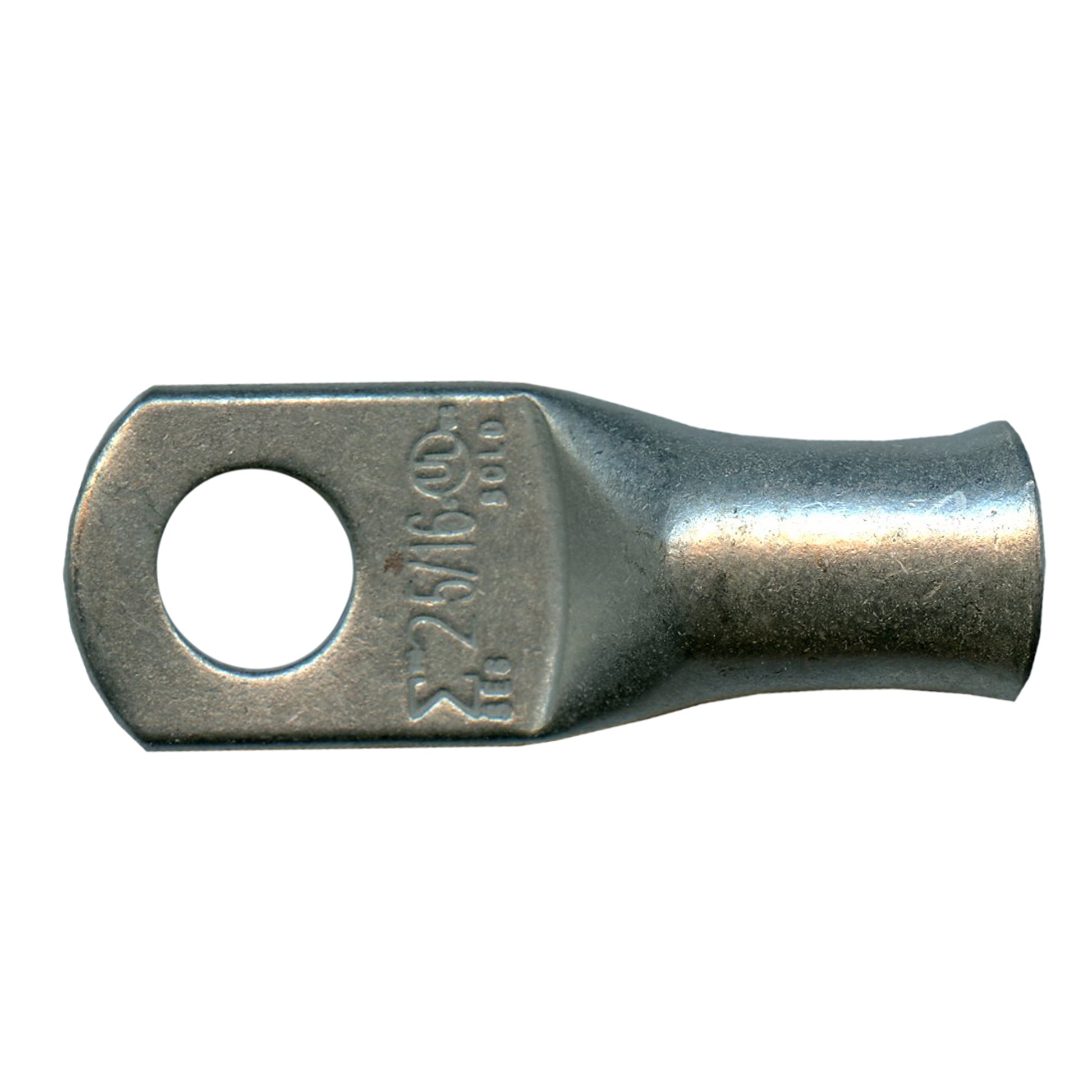 Standard Tinned Copper Lug 2 AWG 5/16" Ring Size - 10 Pack