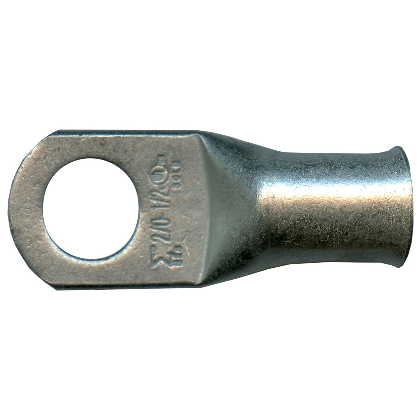 Standard Tinned Copper Lug 2/0 AWG 1/2" Ring Size - 10 Pack