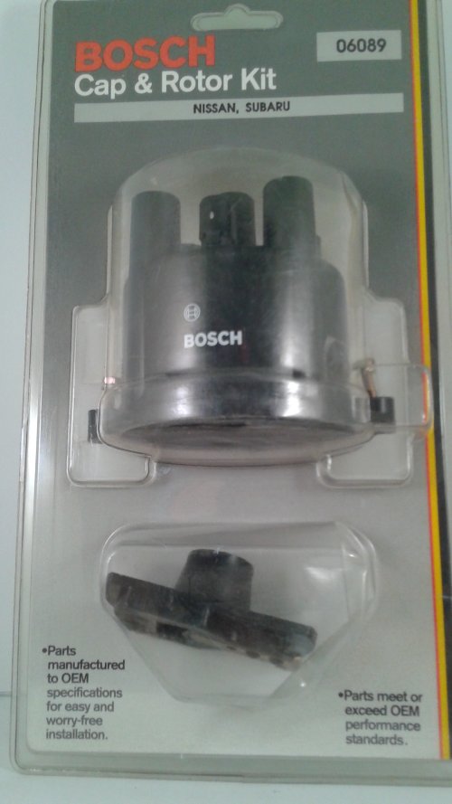 Dist Cap/Rotor 82-86 Nissan, Suburu 1.5, 1.6, 1.8L