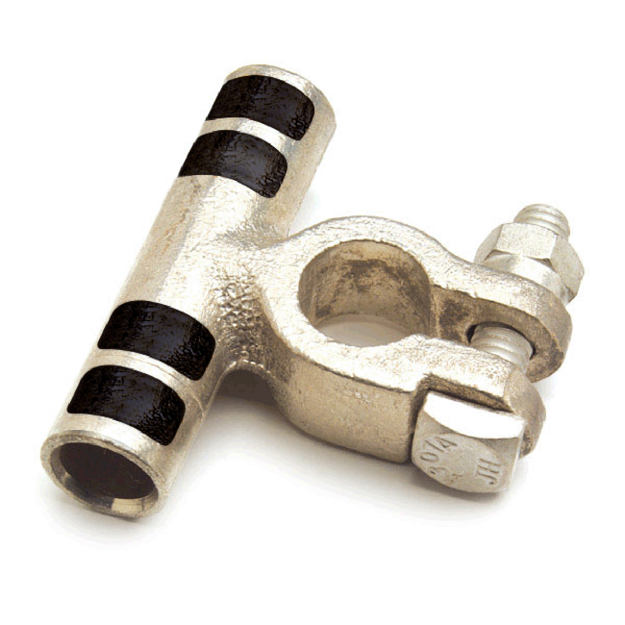 Flag Style 90 Degree Right Angle Battery Terminal 1/0 Gauge - Positive