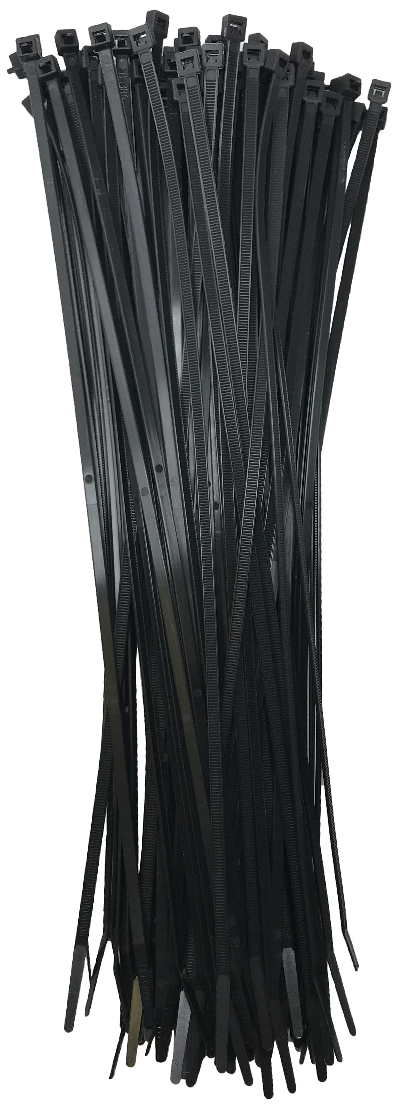 Releasable Black 14" Inch Cable Ties 50 lbs - 100 Pack