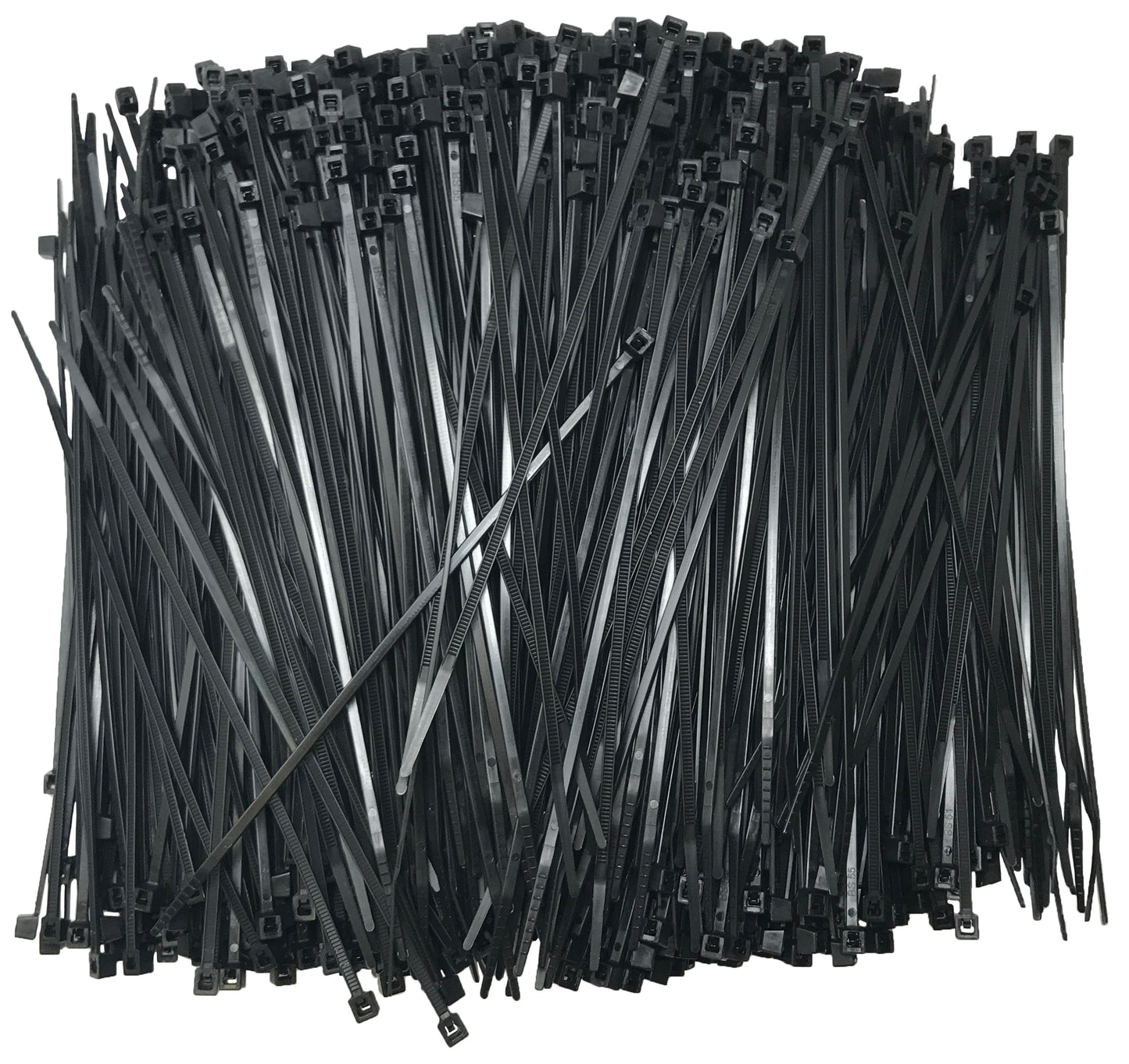 Standard Black 6" Inch Cable Ties 18 lbs - 100 Pack