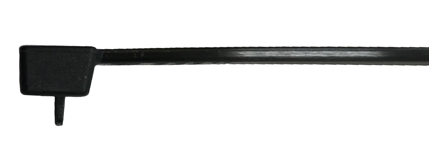 Releasable Black 14" Inch Cable Ties 50 lbs - 100 Pack