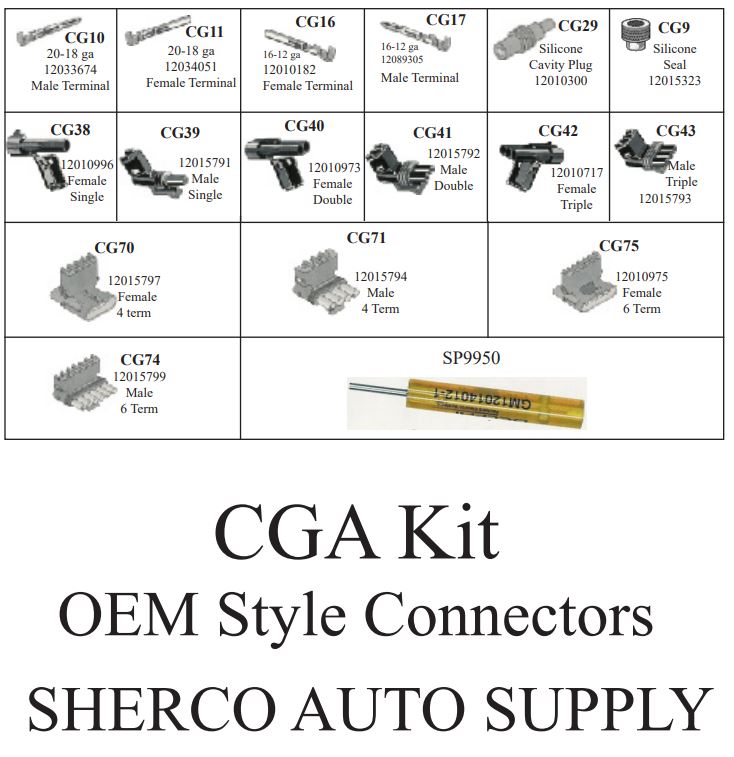 91 Piece WeatherPack Terminal Connector Assortment Kit