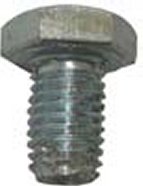 12mm - 1.75 19mm Hex Oversize Tapping Thread Zinc w/gasket Drain Plug