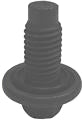 12mm - 1.75 Drain Plug (13mm Hex Head) With Inset Rubber Gasket Drain Plug