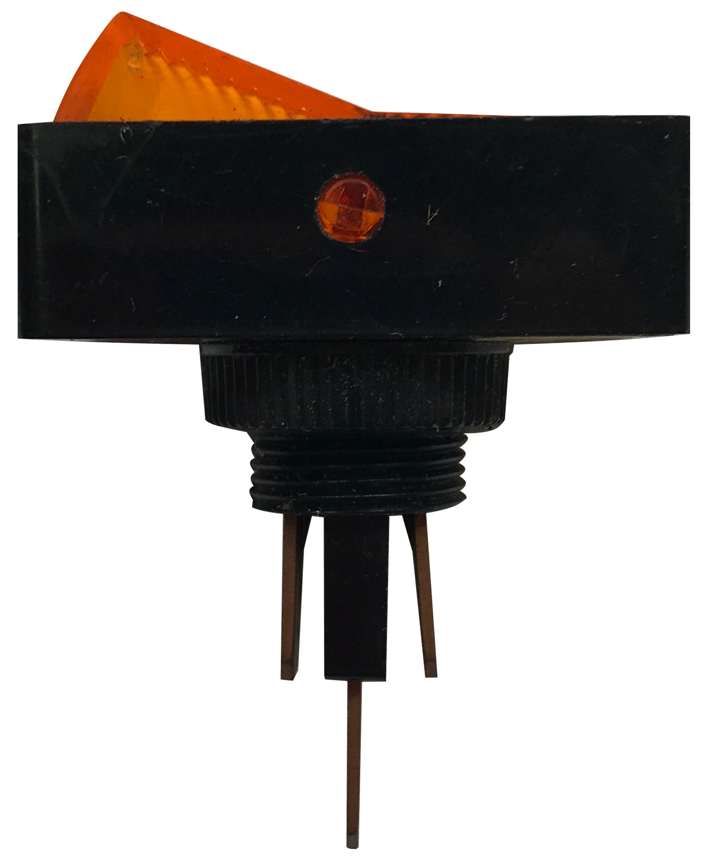 Universal Heavy Duty Amber Illuminated Rocker Switch ON / OFF SPST - 20 Amps @ 12 Volt