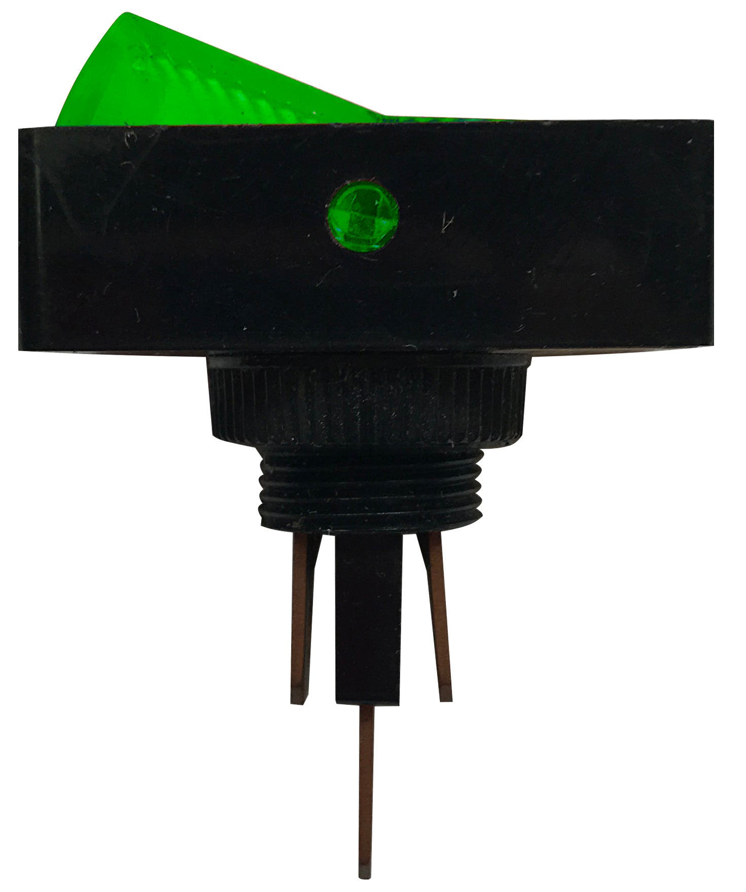 Universal Heavy Duty Green Illuminated Rocker Switch ON / OFF SPST - 20 Amps @ 12 Volt