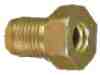 Gold Bubble Flare Tube Nut - 3/16" x 10 MM x 1 TPI Ford - 10 Pack