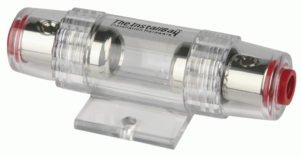 Spatiy 4/8 Gauge AWG In-Line AGU Fuse Holder With 5pcs 60 Amp Fuse - Foto 3