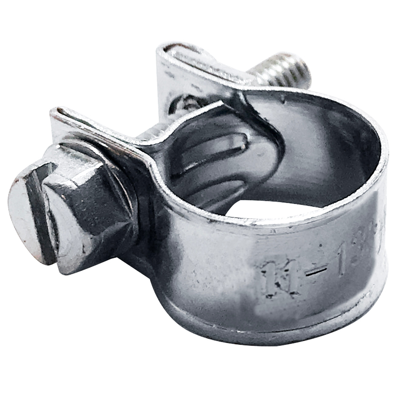 Fuel Injection Hose Clamps Solid Band 1/4 Inch - 100 per box