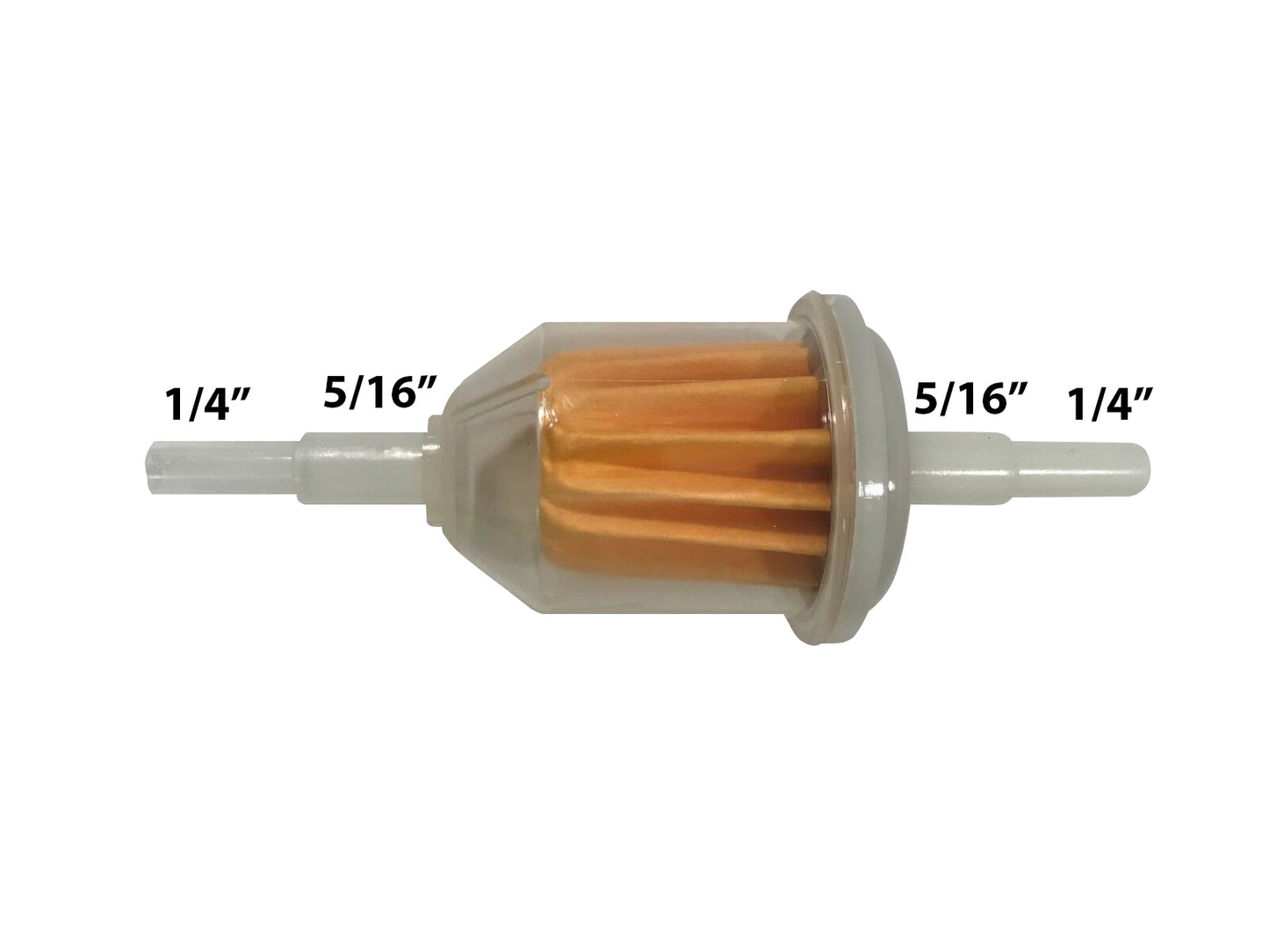 Universal Automotive Marine 1/4" - 5/16" Two-Step In-Line Fuel Filter