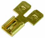 3-Way Connector Adapter 1/4 Inch Tab - 100 Pack