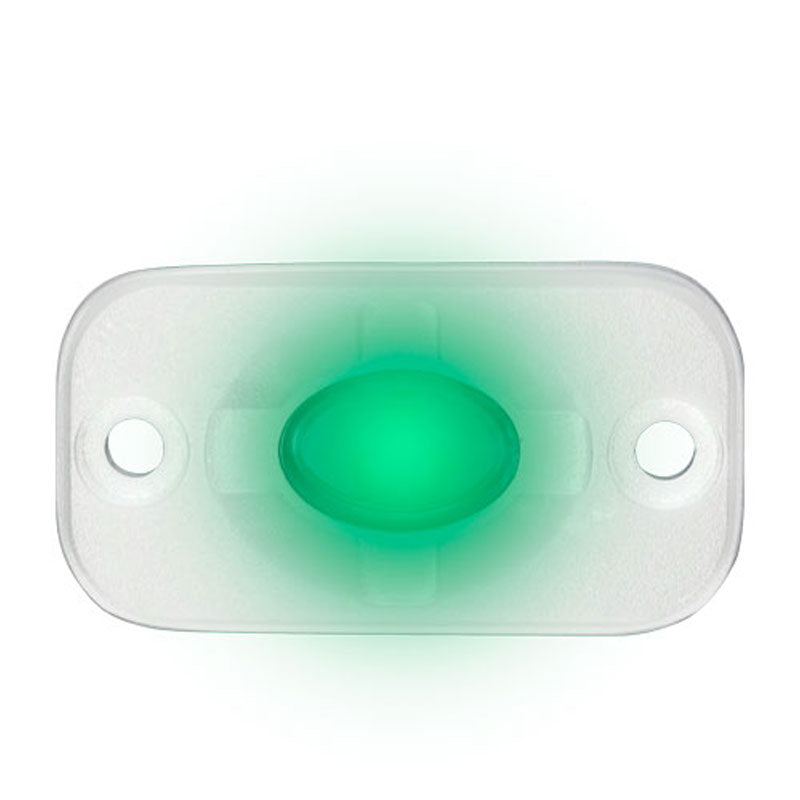 Heise HE-ML1G Green LED Marine Auxiliary Lighting Pod 9 Watt - 1.5 Inch x 3 Inch