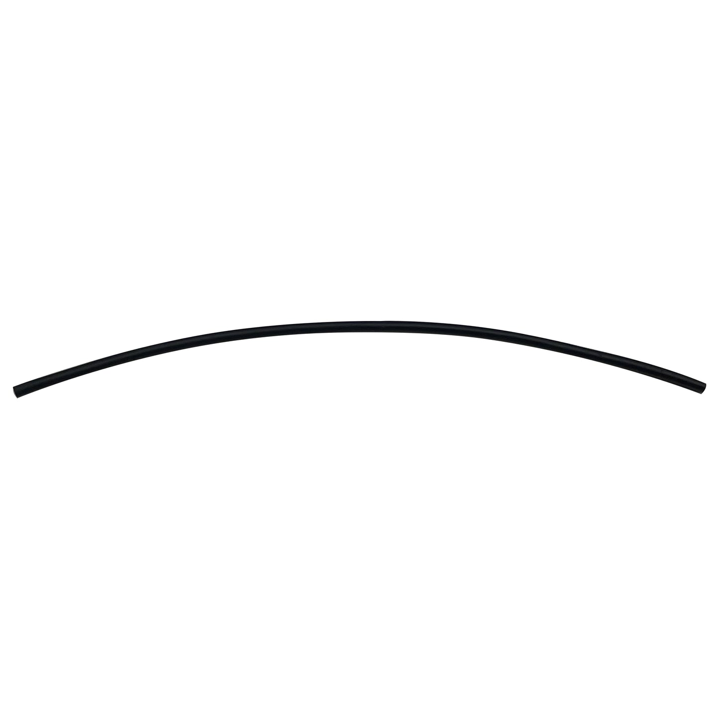 Flexible Thin Single Wall Non-Adhesive Heat Shrink Tubing 2:1 Black 3/32" ID - 48" Inch 4 Pack