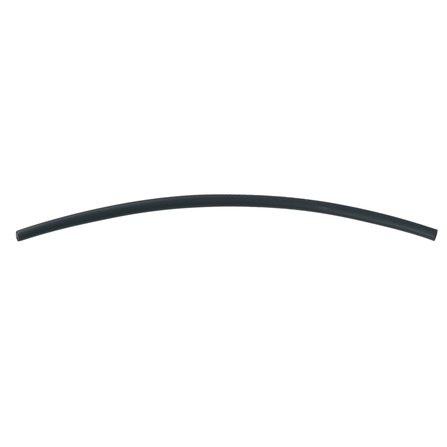 Flexible Thin Single Wall Non-Adhesive Heat Shrink Tubing 2:1 Black 1/8" ID - 25' Ft Spool