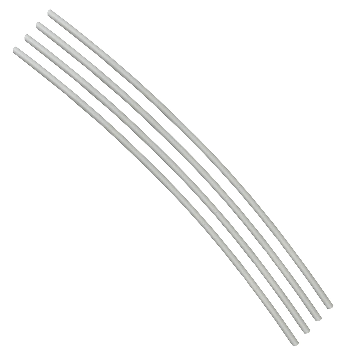 Flexible Thin Single Wall Non-Adhesive Heat Shrink Tubing 2:1 White 1/8" ID - 25' Ft Spool
