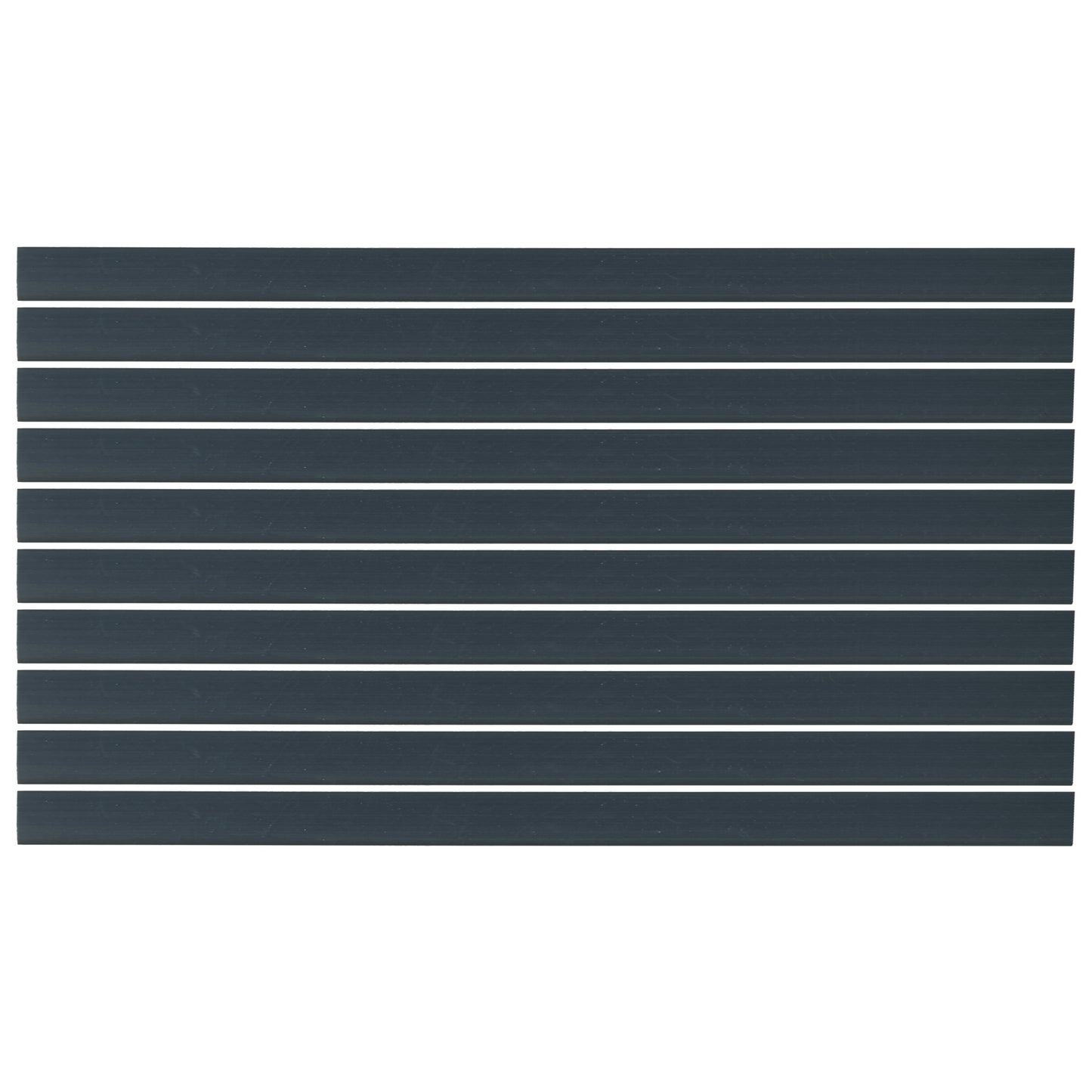 Flexible Thin Single Wall Non-Adhesive Heat Shrink Tubing 2:1 Black 3/8" ID - 12" Inch 10 Pack
