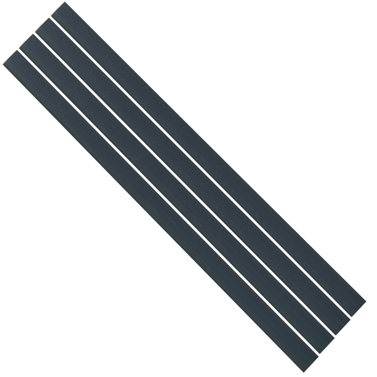 Flexible Thin Single Wall Non-Adhesive Heat Shrink Tubing 2:1 Black 3/8" ID - 48" Inch 4 Pack