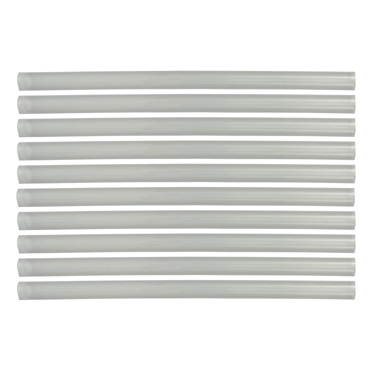 Flexible Thin Single Wall Non-Adhesive Heat Shrink Tubing 2:1 Clear 3/8" ID - 12" Inch 10 Pack