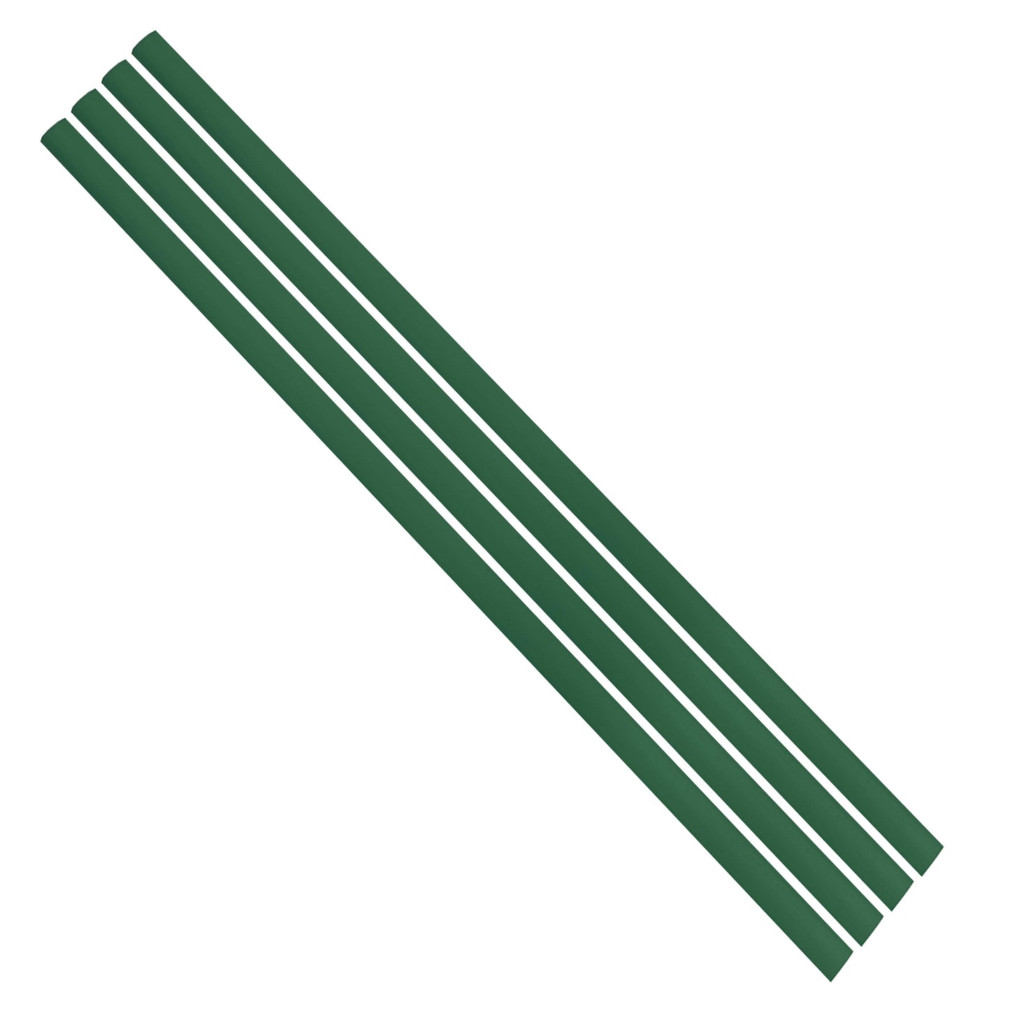 Flexible Thin Single Wall Non-Adhesive Heat Shrink Tubing 2:1 Green 3/8" ID - 100' Ft Spool