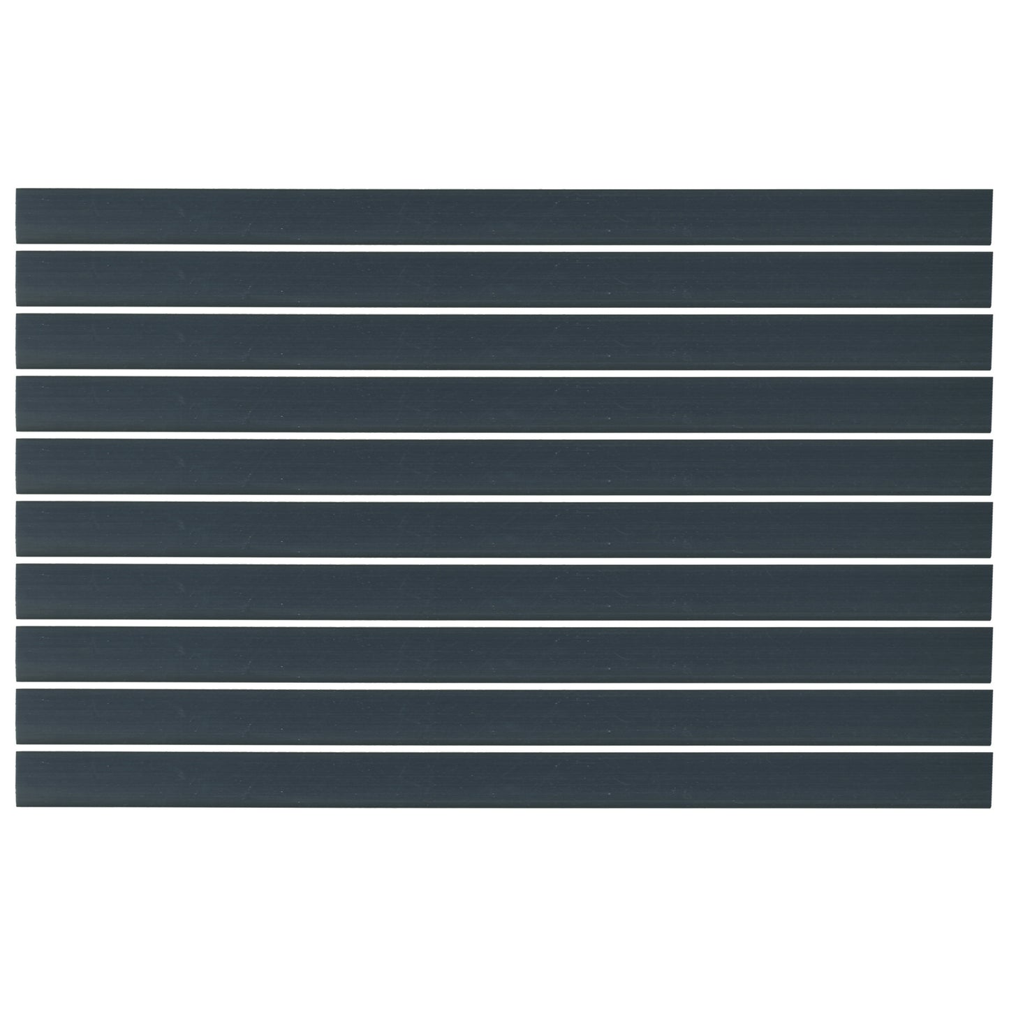 Flexible Thin Single Wall Non-Adhesive Heat Shrink Tubing 2:1 Black 3/4" ID - 12" Inch 10 Pack
