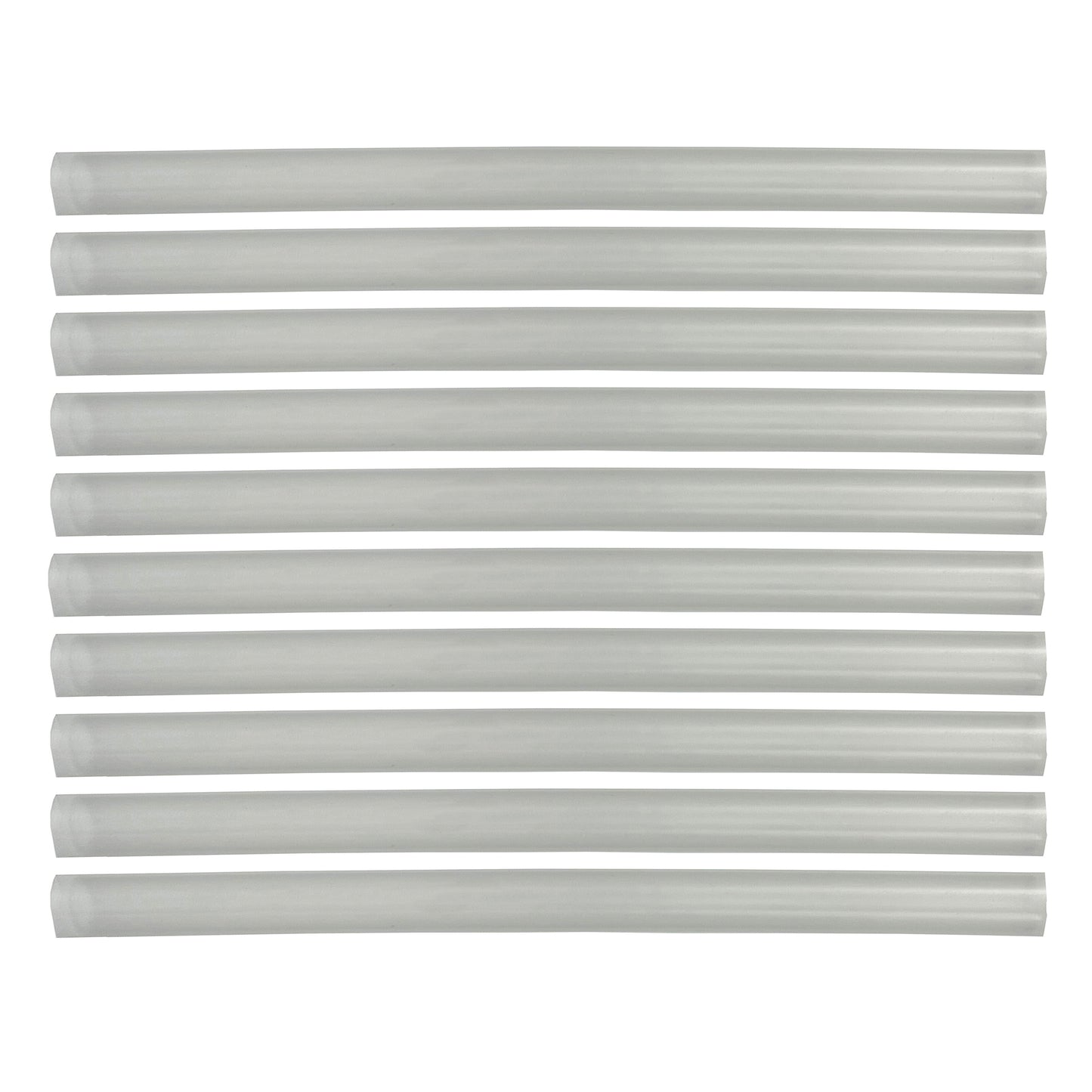Flexible Thin Single Wall Non-Adhesive Heat Shrink Tubing 2:1 Clear 3/4" ID - 12" Inch 10 Pack