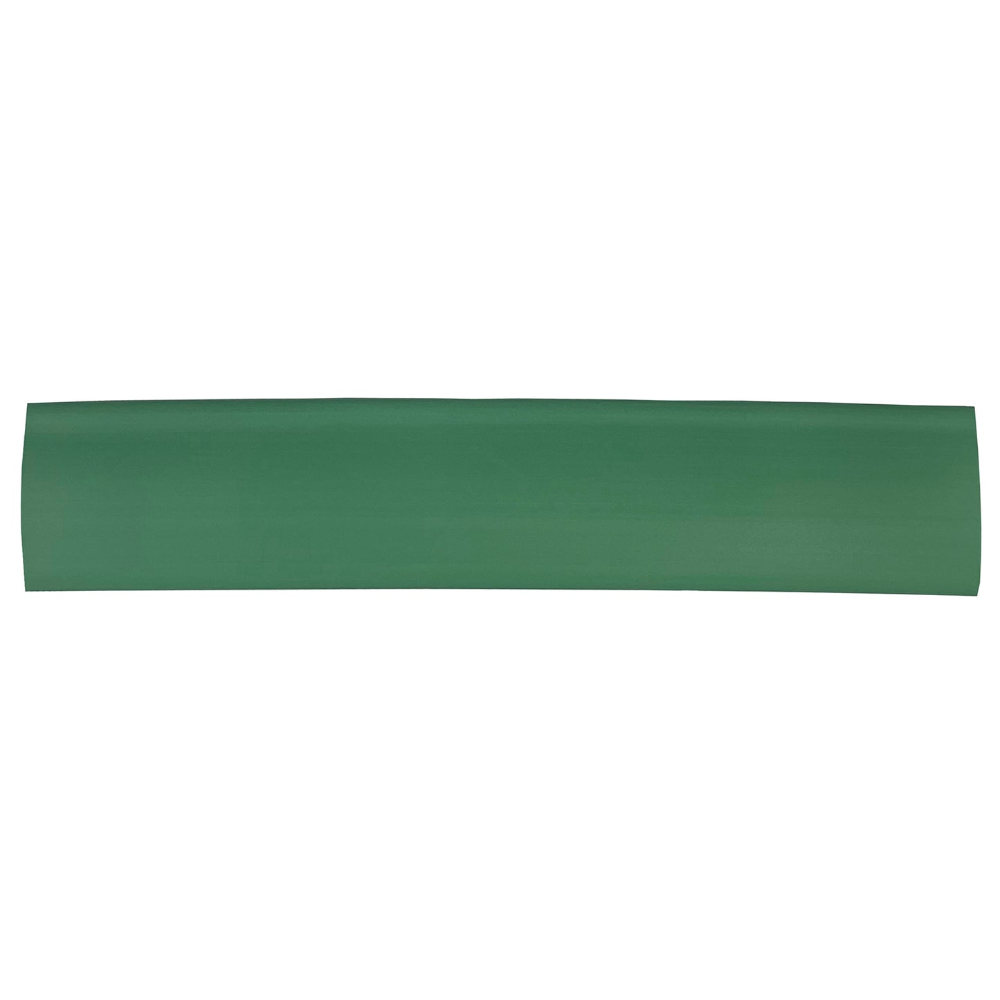 Flexible Thin Single Wall Non-Adhesive Heat Shrink Tubing 2:1 Green 3/4" ID - 12" Inch 10 Pack