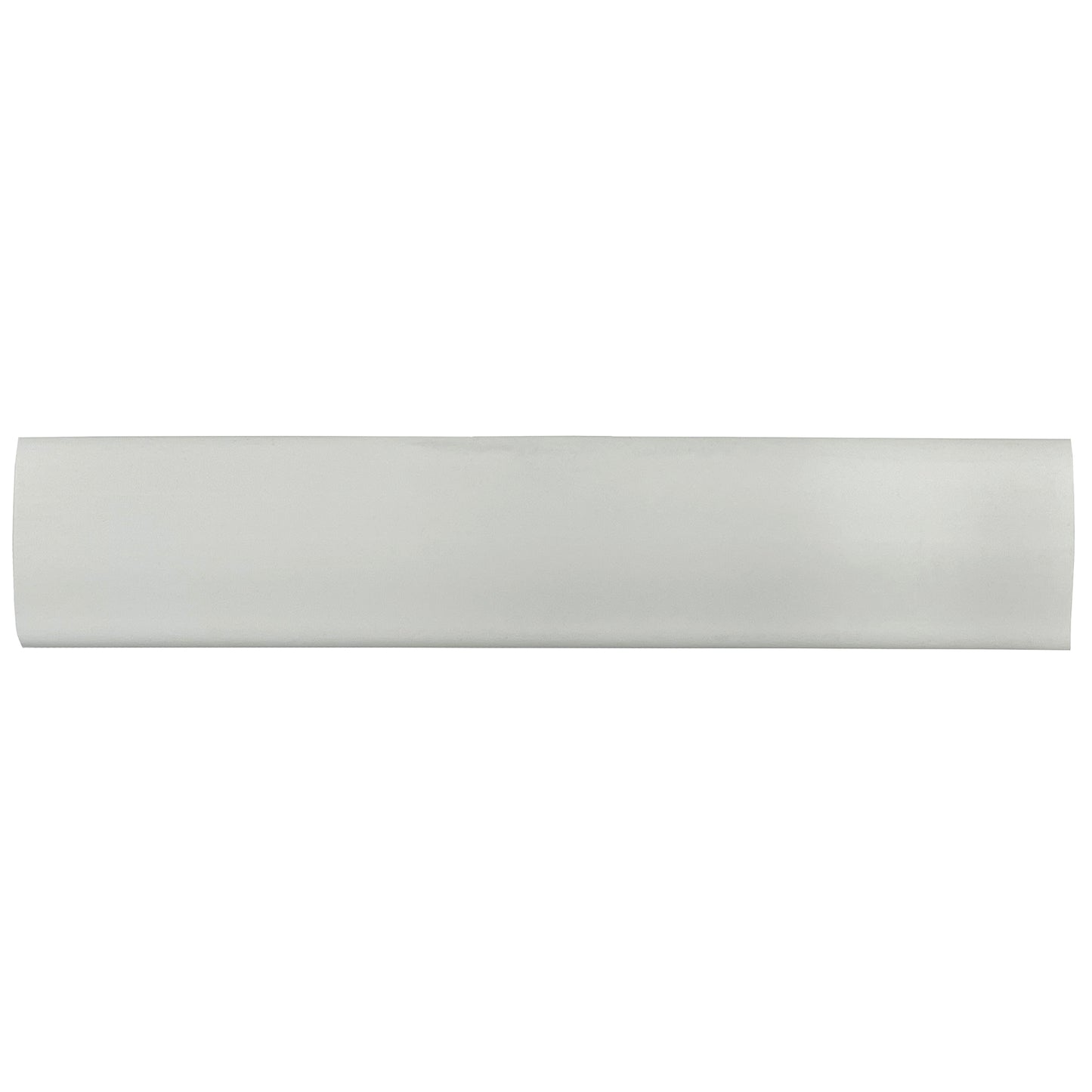 Flexible Thin Single Wall Non-Adhesive Heat Shrink Tubing 2:1 White 3/4" ID - 25' Ft Spool