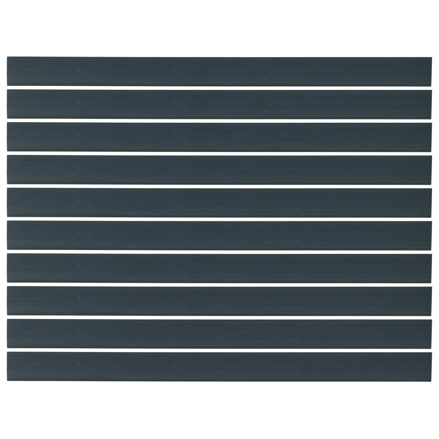 Flexible Thin Single Wall Non-Adhesive Heat Shrink Tubing 2:1 Black 1-1/2" ID - 12" Inch 10 Pack