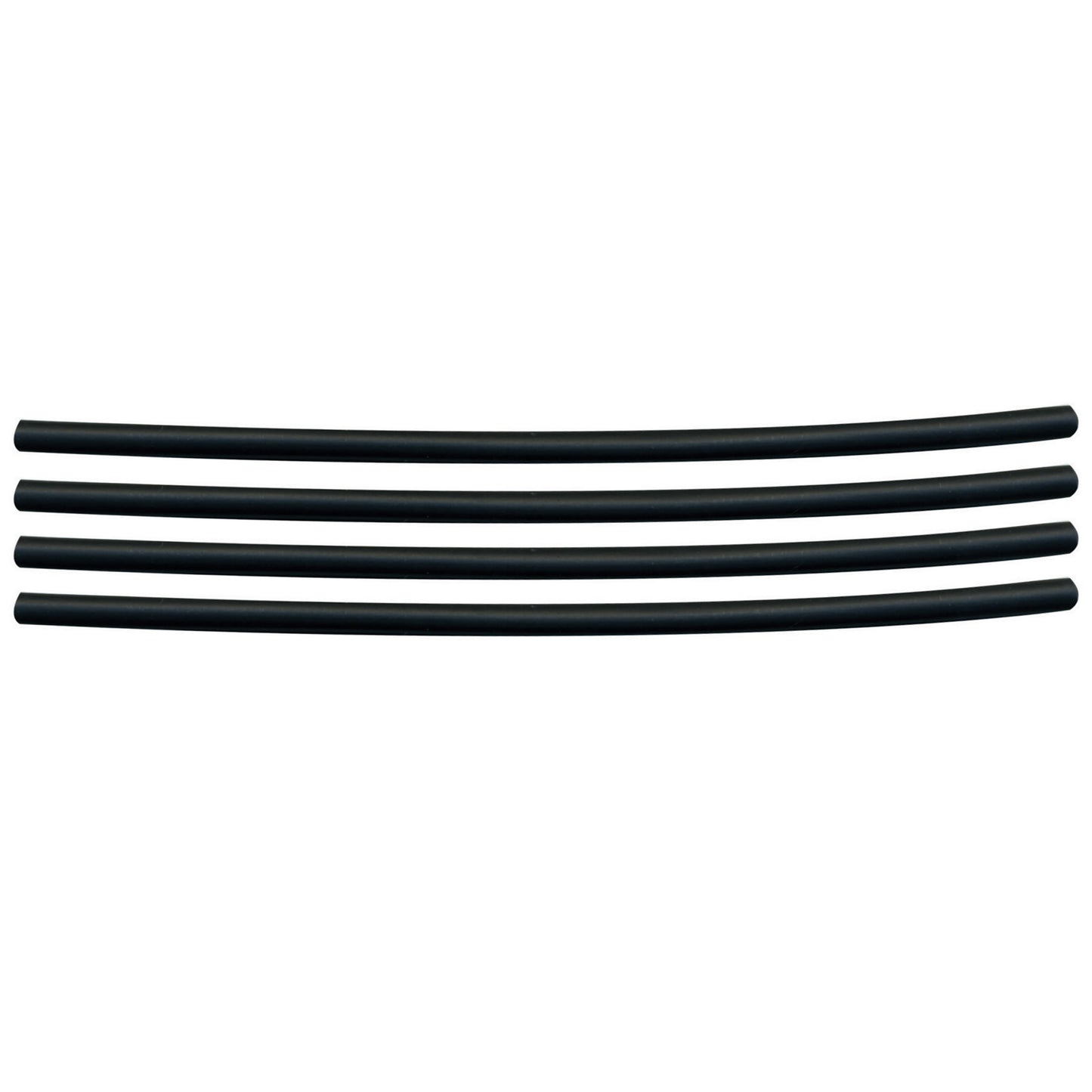 Flexible Dual Wall Adhesive-lined Heat Shrink Tubing 3:1 Black 1/8" ID - 12" Inch 4 Pack