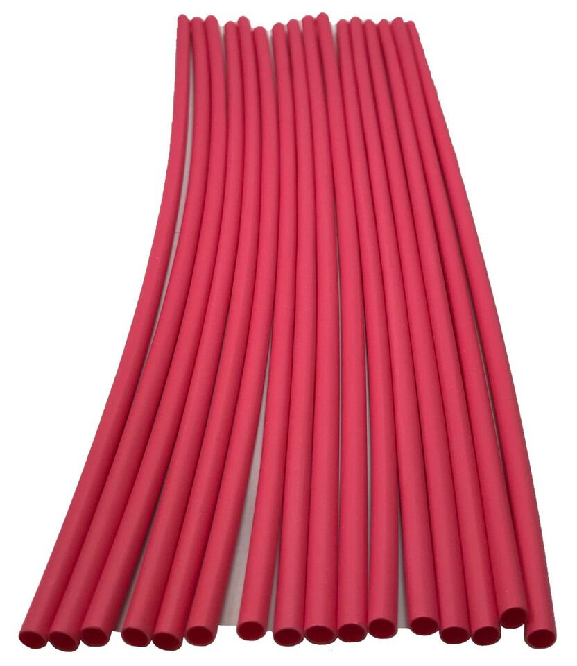 3/16" ID Heat Shrink Tubing - 3:1 Ratio - Dual Wall Adhesive - 12" Length - 16 Pack