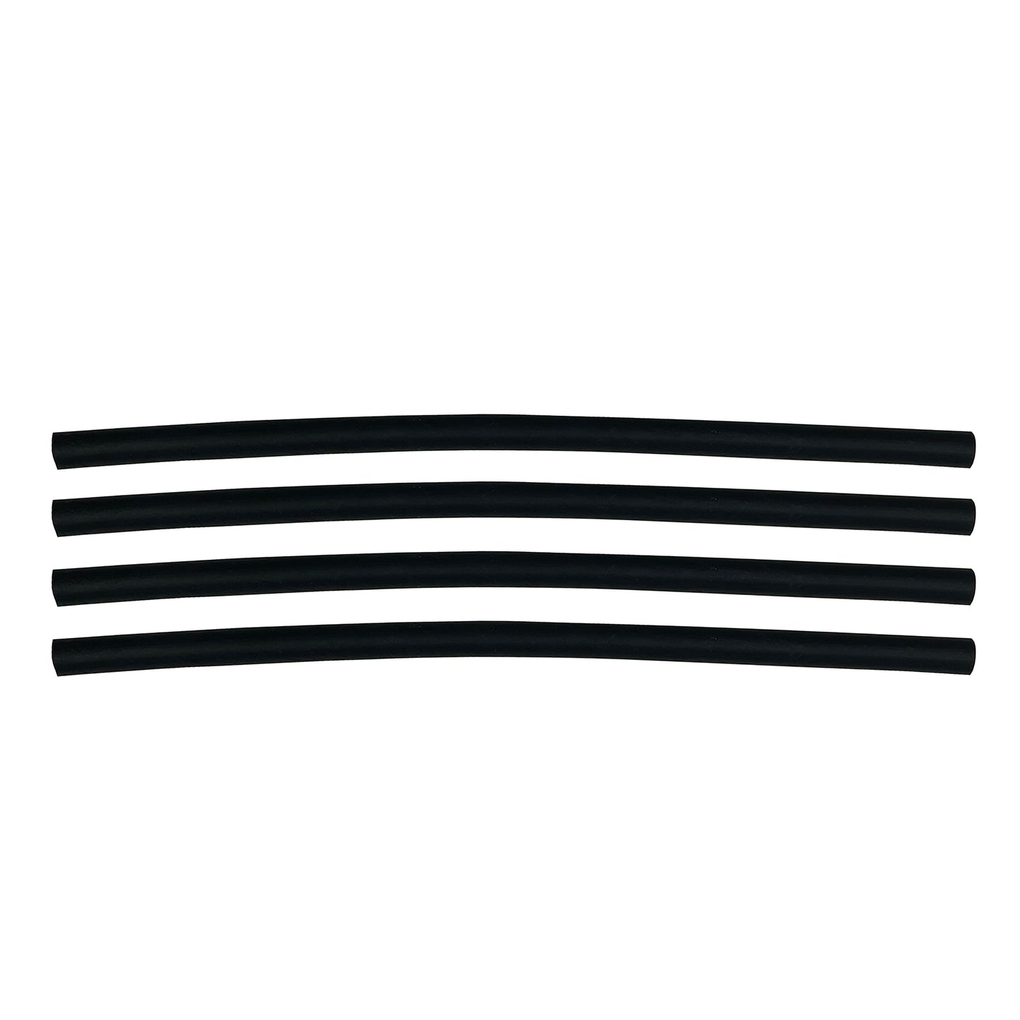Flexible Dual Wall Adhesive-lined Heat Shrink Tubing 3:1 Black 3/16" ID - 12" Inch 4 Pack