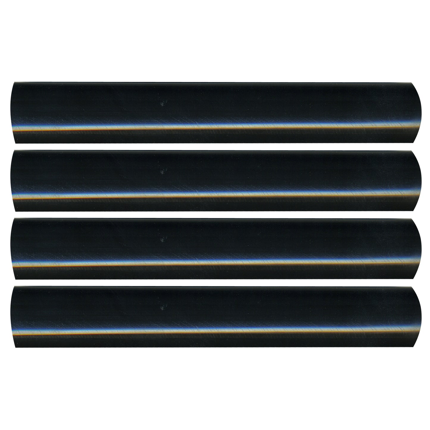 Flexible Dual Wall Adhesive-lined Heat Shrink Tubing 3:1 Black 3/4" ID - 12" Inch 4 Pack