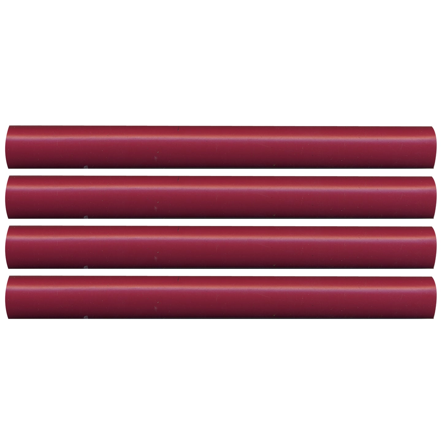 Semi-Rigid Adhesive-Lined Heat Shrink Tubing 2.5:1 Red 3/8" ID 12-8 AWG - 12" Inch 4 Pack