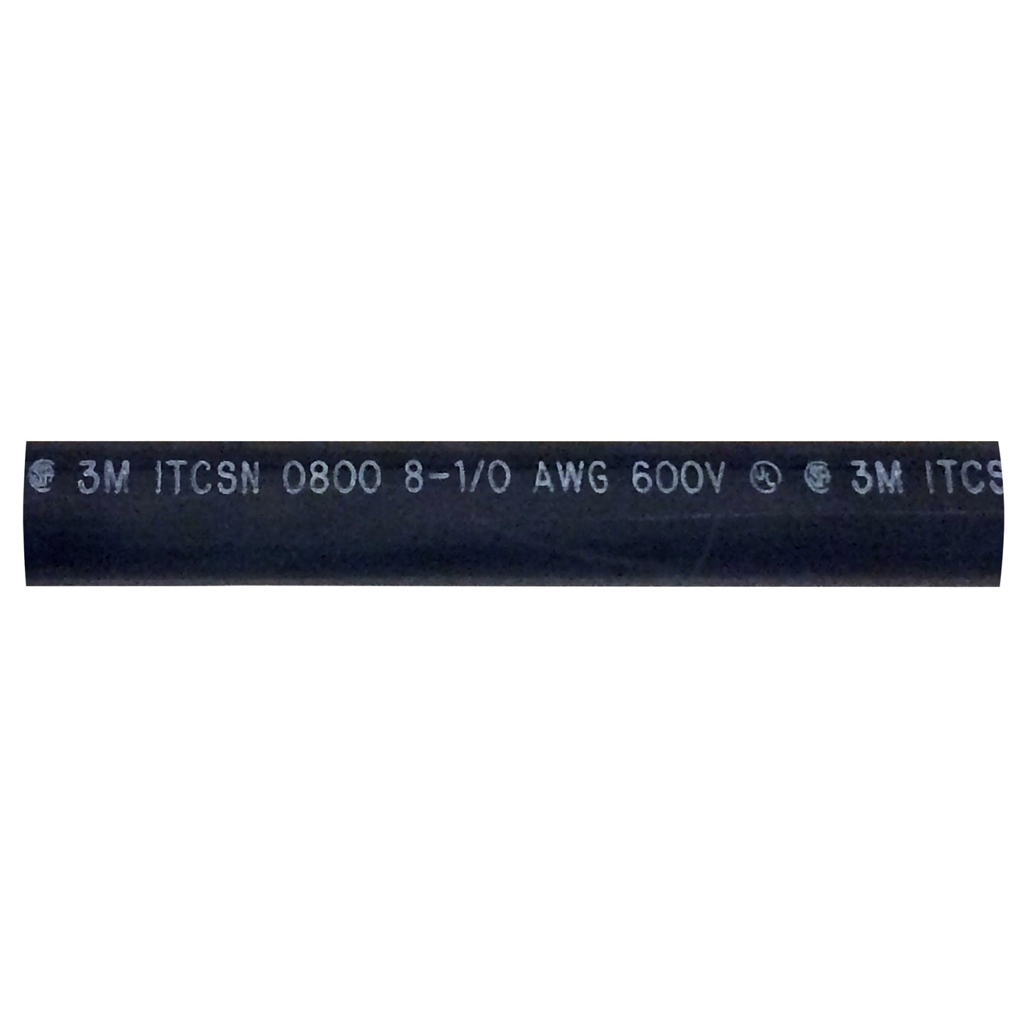 Heavy Dual Wall 3M Adhesive-lined Heat Shrink Tubing 3:1 Black .80" ID 8-1/0 AWG - 6" Inch 1 Each