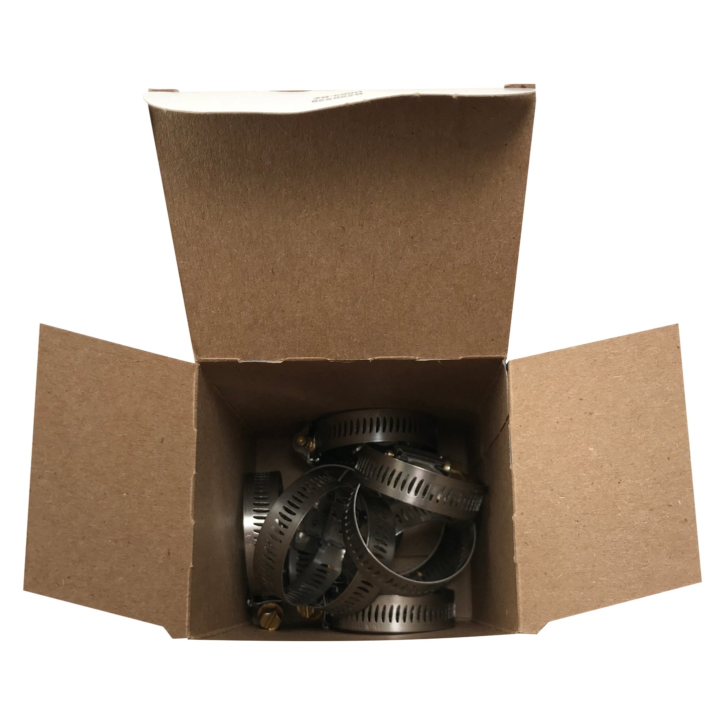 Box of 100 SAE #20 Stainless Steel 13/16 to 1-3/4 Worm Gear Hose Clamp 1/2 Band